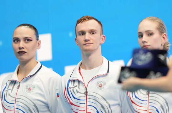 Russia BRICS Sports Games Artistic Swimming Mixed Duet Technical Routine