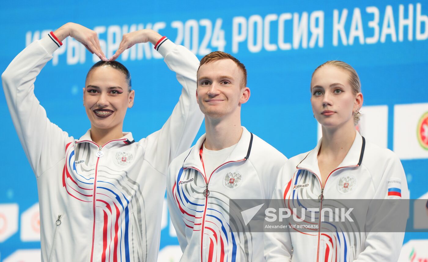 Russia BRICS Sports Games Artistic Swimming Mixed Duet Technical Routine