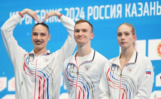 Russia BRICS Sports Games Artistic Swimming Mixed Duet Technical Routine