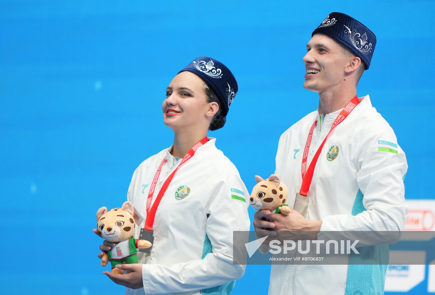 Russia BRICS Sports Games Artistic Swimming Mixed Duet Technical Routine