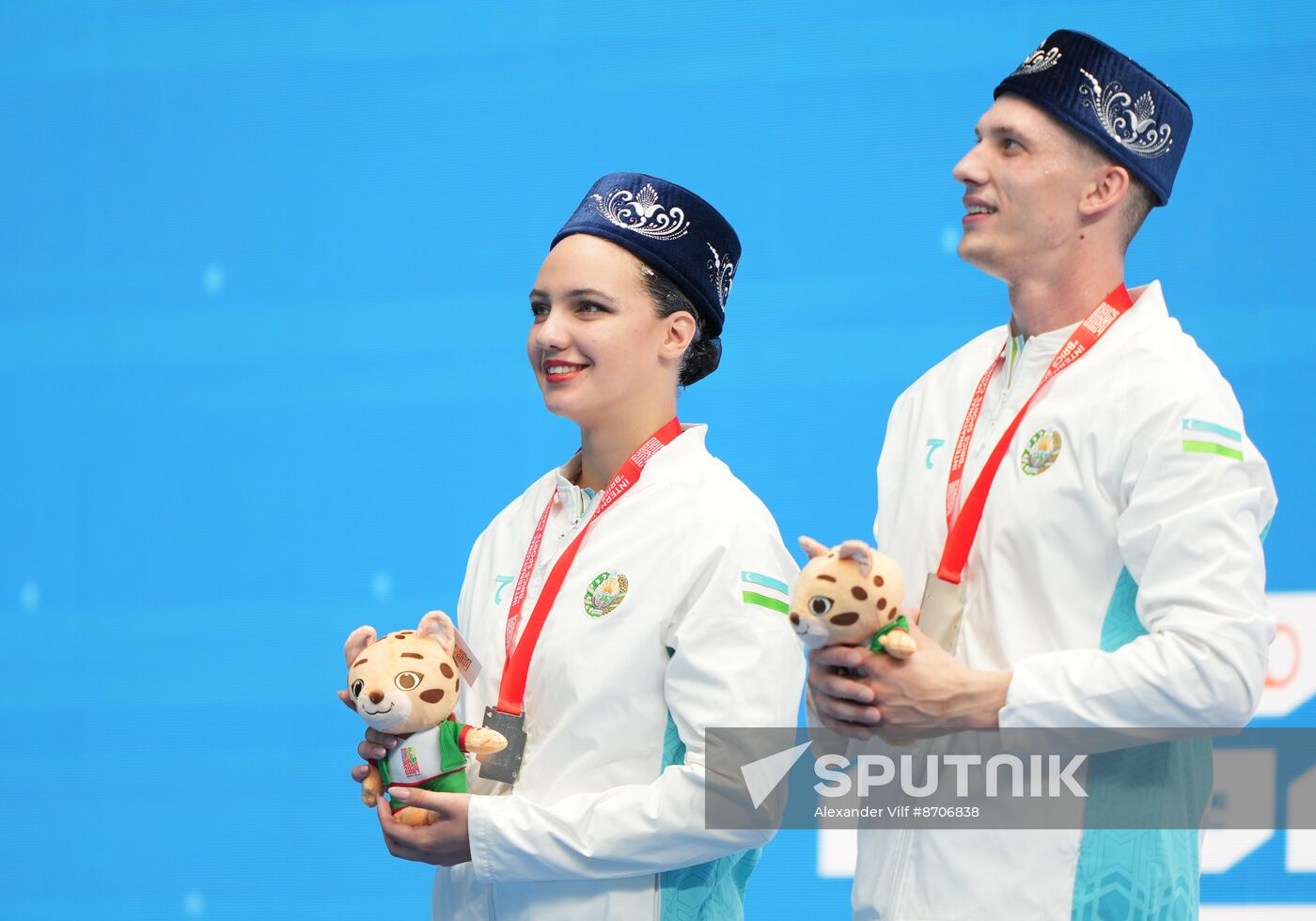 Russia BRICS Sports Games Artistic Swimming Mixed Duet Technical Routine