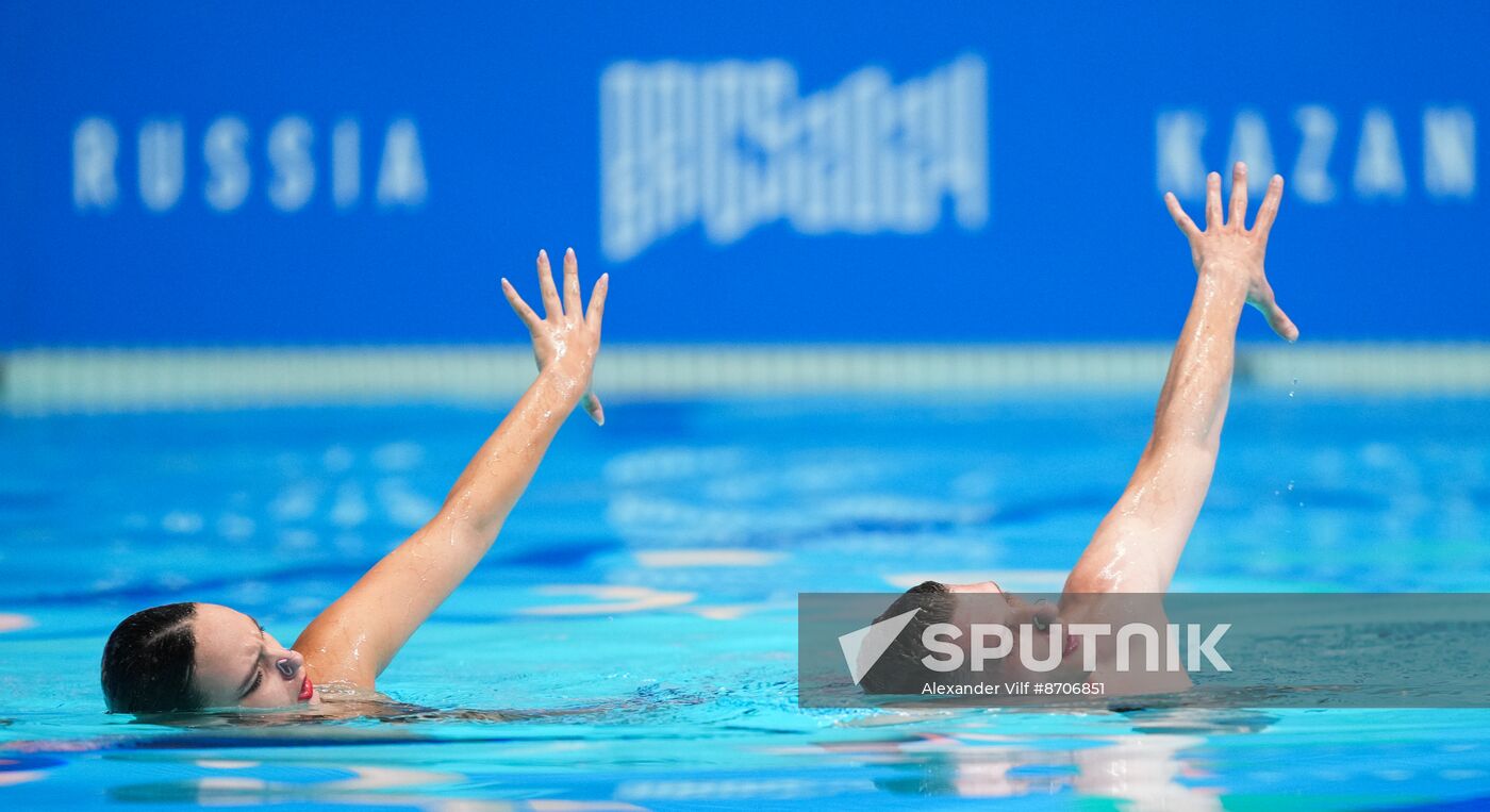 Russia BRICS Sports Games Artistic Swimming Mixed Duet Technical Routine