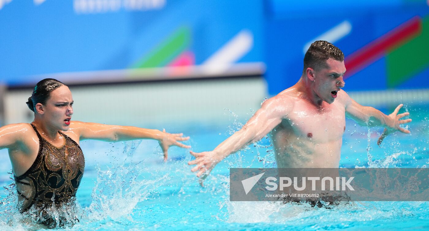 Russia BRICS Sports Games Artistic Swimming Mixed Duet Technical Routine