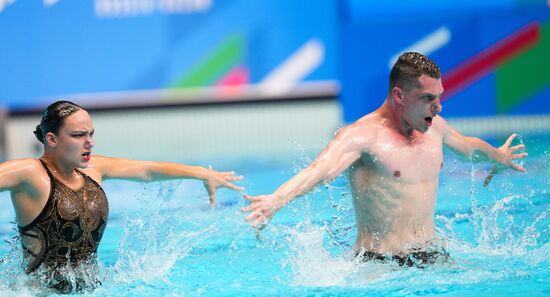 Russia BRICS Sports Games Artistic Swimming Mixed Duet Technical Routine