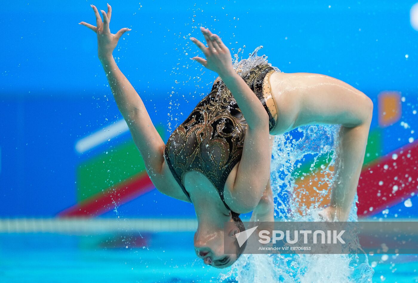 Russia BRICS Sports Games Artistic Swimming Mixed Duet Technical Routine
