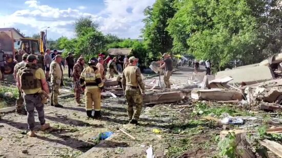 Russia Ukraine Military Operation Shelling