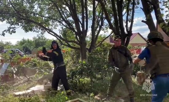 Russia Ukraine Military Operation Shelling