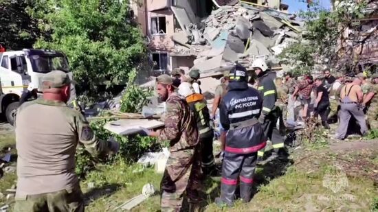 Russia Ukraine Military Operation Shelling