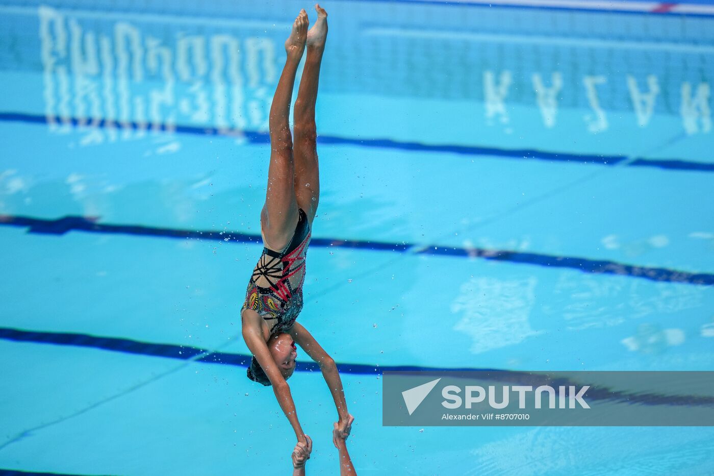 Russia BRICS Sports Games Artistic Swimming Team Technical Routine