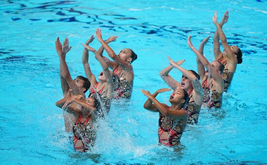 Russia BRICS Sports Games Artistic Swimming Team Technical Routine