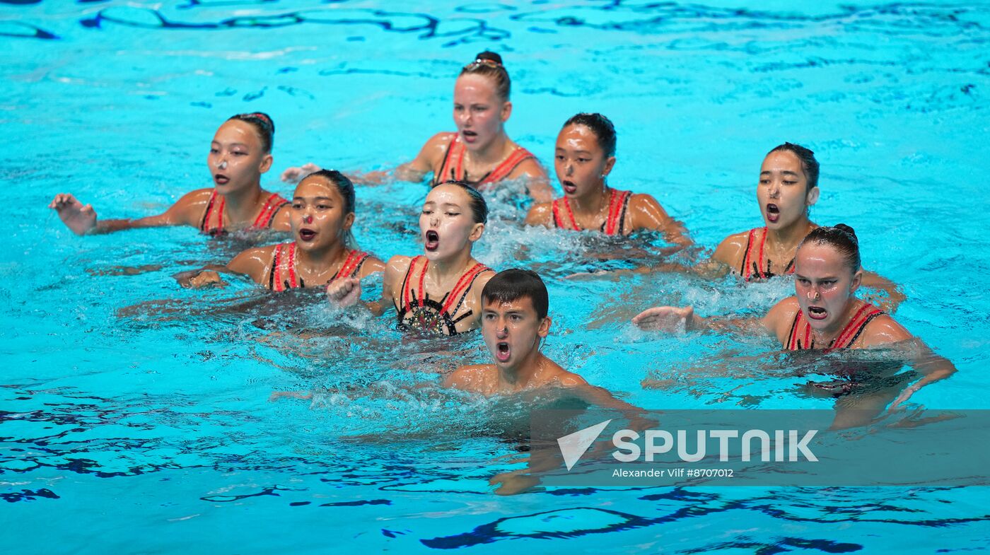 Russia BRICS Sports Games Artistic Swimming Team Technical Routine