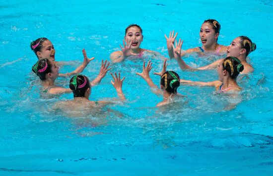 Russia BRICS Sports Games Artistic Swimming Team Technical Routine