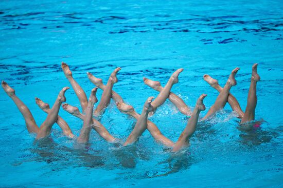 Russia BRICS Sports Games Artistic Swimming Team Technical Routine