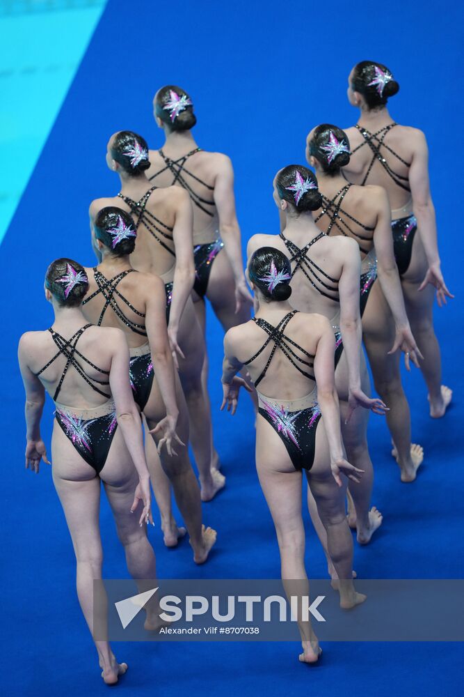 Russia BRICS Sports Games Artistic Swimming Team Technical Routine