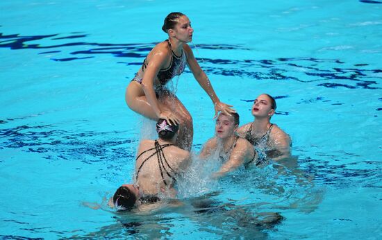 Russia BRICS Sports Games Artistic Swimming Team Technical Routine