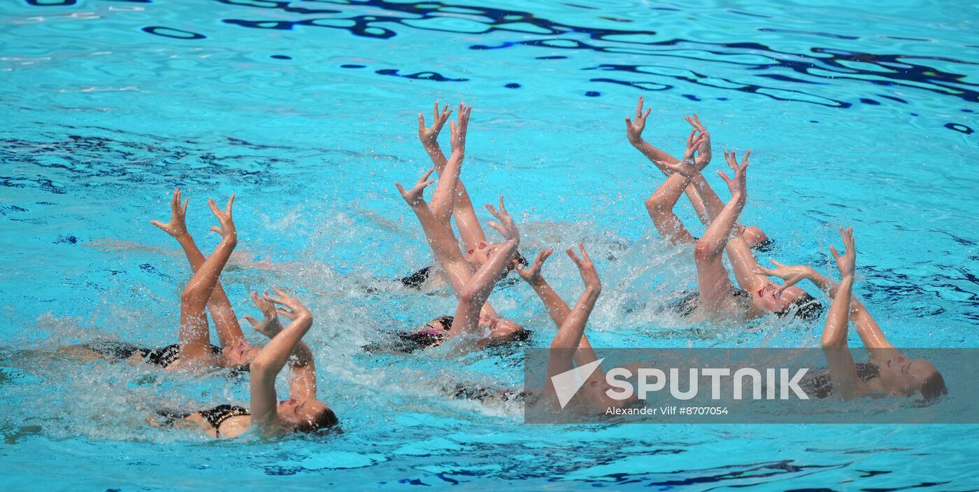 Russia BRICS Sports Games Artistic Swimming Team Technical Routine