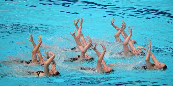 Russia BRICS Sports Games Artistic Swimming Team Technical Routine