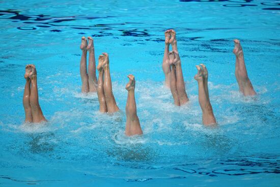 Russia BRICS Sports Games Artistic Swimming Team Technical Routine