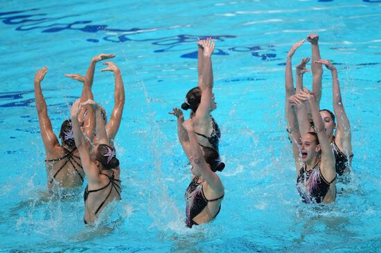 Russia BRICS Sports Games Artistic Swimming Team Technical Routine