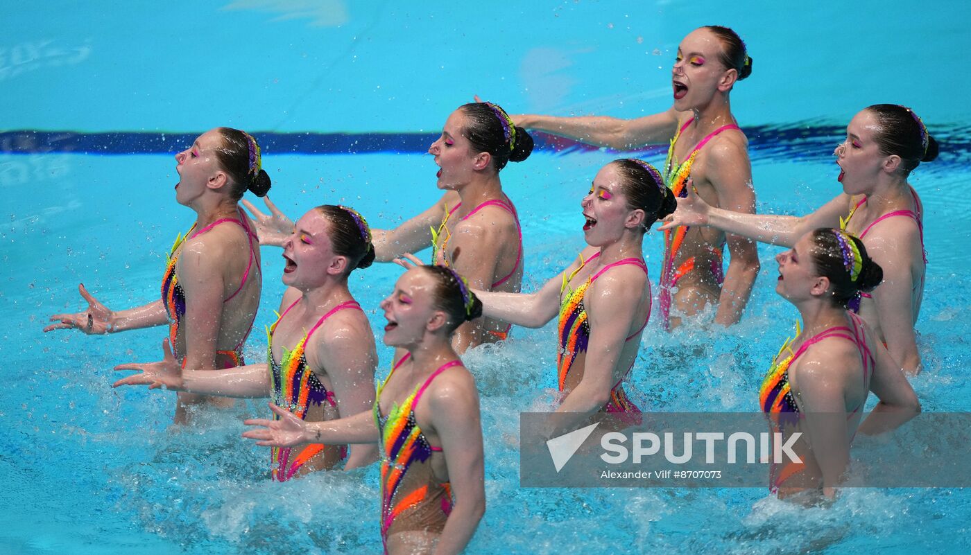 Russia BRICS Sports Games Artistic Swimming Team Technical Routine