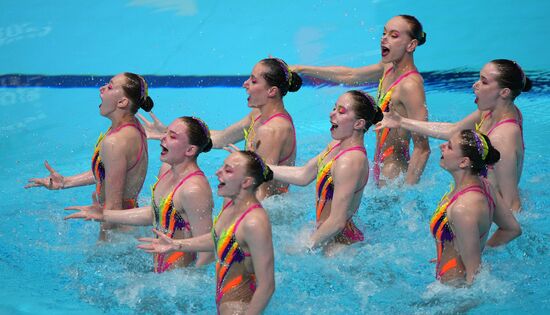 Russia BRICS Sports Games Artistic Swimming Team Technical Routine