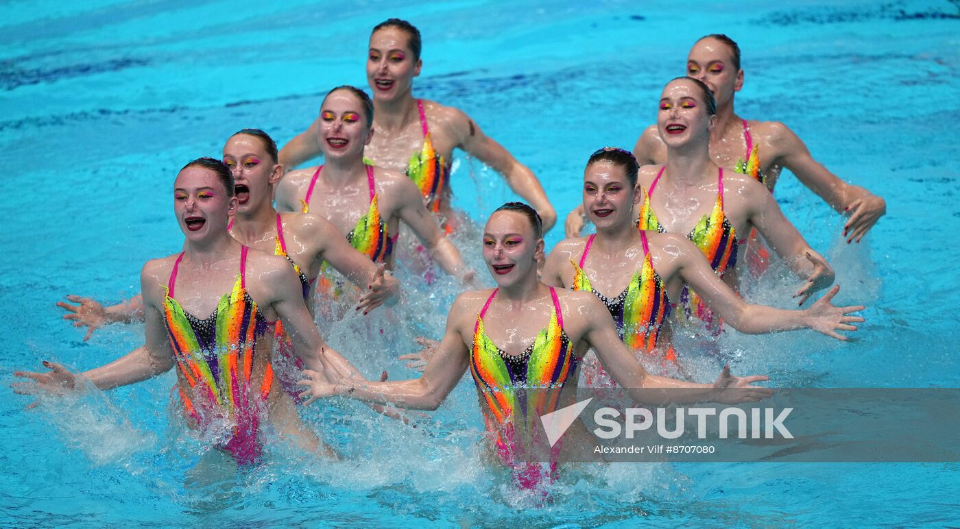 Russia BRICS Sports Games Artistic Swimming Team Technical Routine