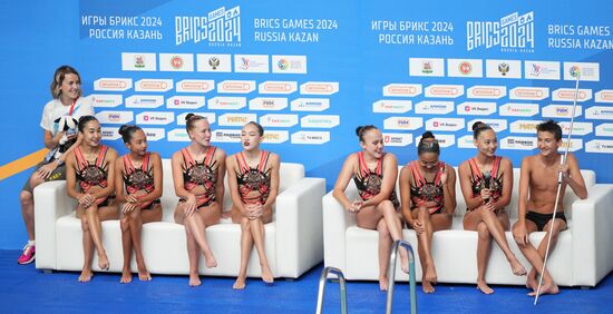 Russia BRICS Sports Games Artistic Swimming Team Technical Routine