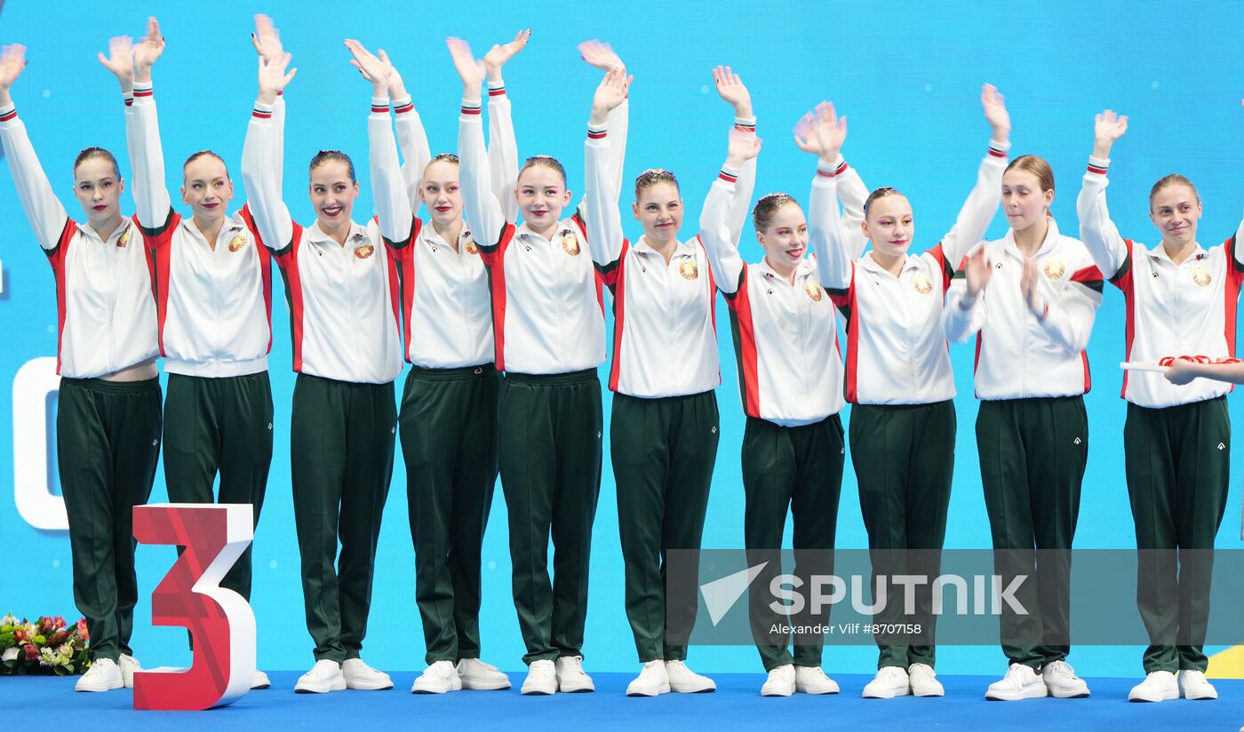 Russia BRICS Sports Games Artistic Swimming Team Technical Routine