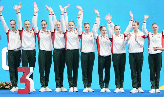 Russia BRICS Sports Games Artistic Swimming Team Technical Routine