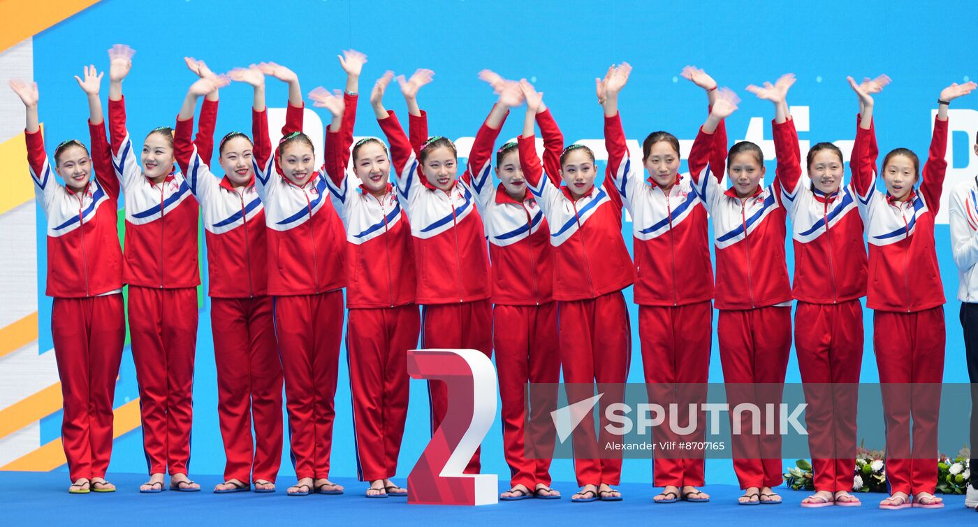 Russia BRICS Sports Games Artistic Swimming Team Technical Routine