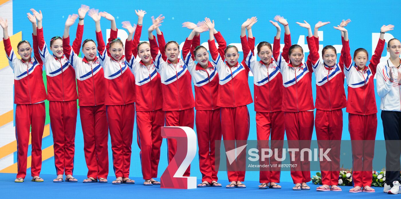 Russia BRICS Sports Games Artistic Swimming Team Technical Routine