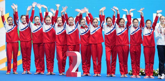 Russia BRICS Sports Games Artistic Swimming Team Technical Routine