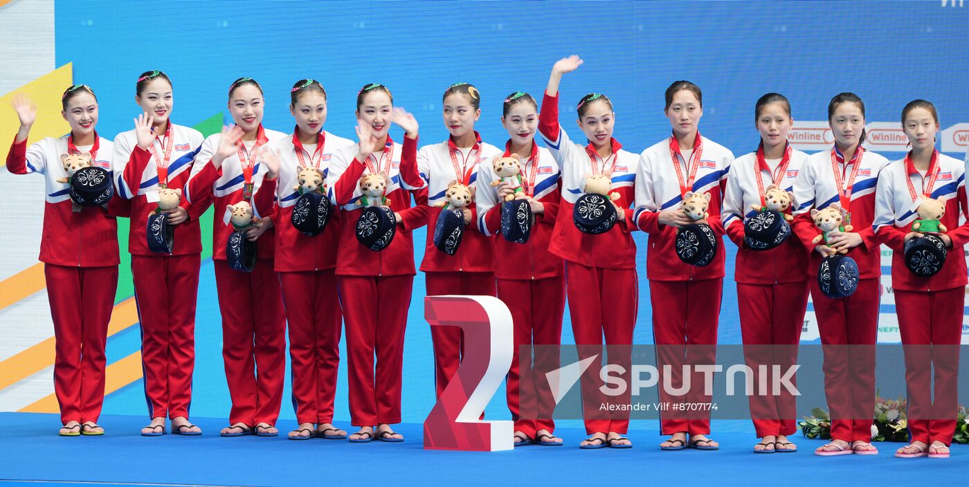 Russia BRICS Sports Games Artistic Swimming Team Technical Routine