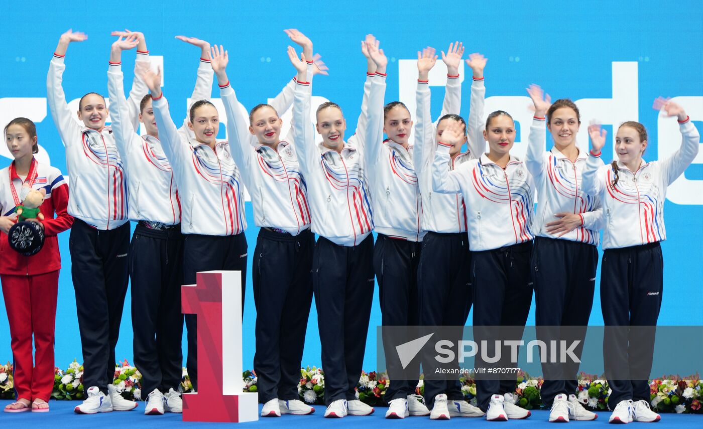 Russia BRICS Sports Games Artistic Swimming Team Technical Routine