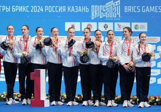 Russia BRICS Sports Games Artistic Swimming Team Technical Routine