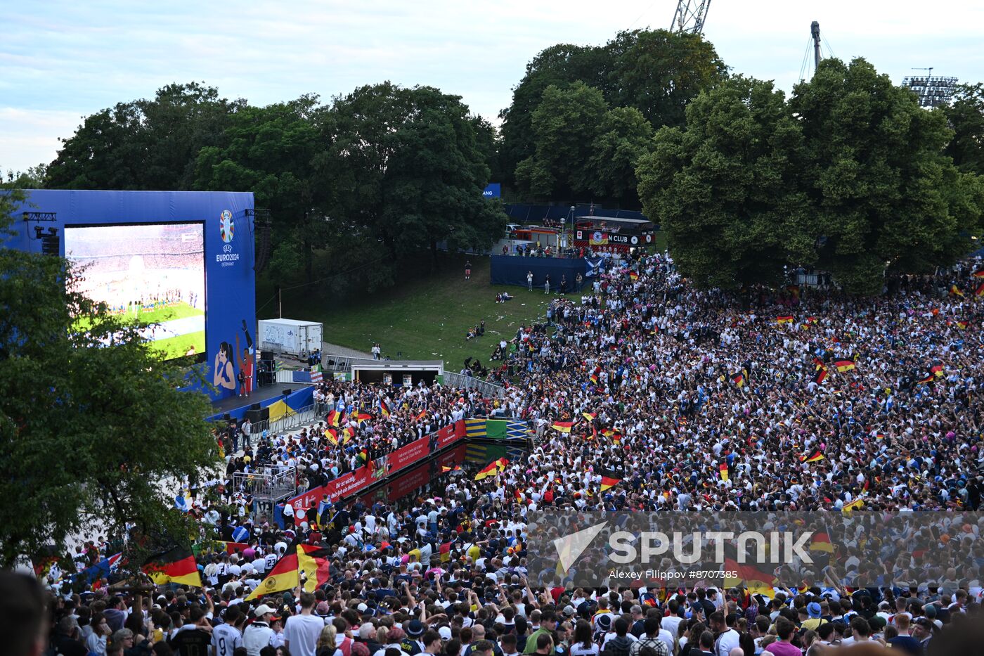 Germany Soccer Euro 2024 Germany - Scotland Broadcasting