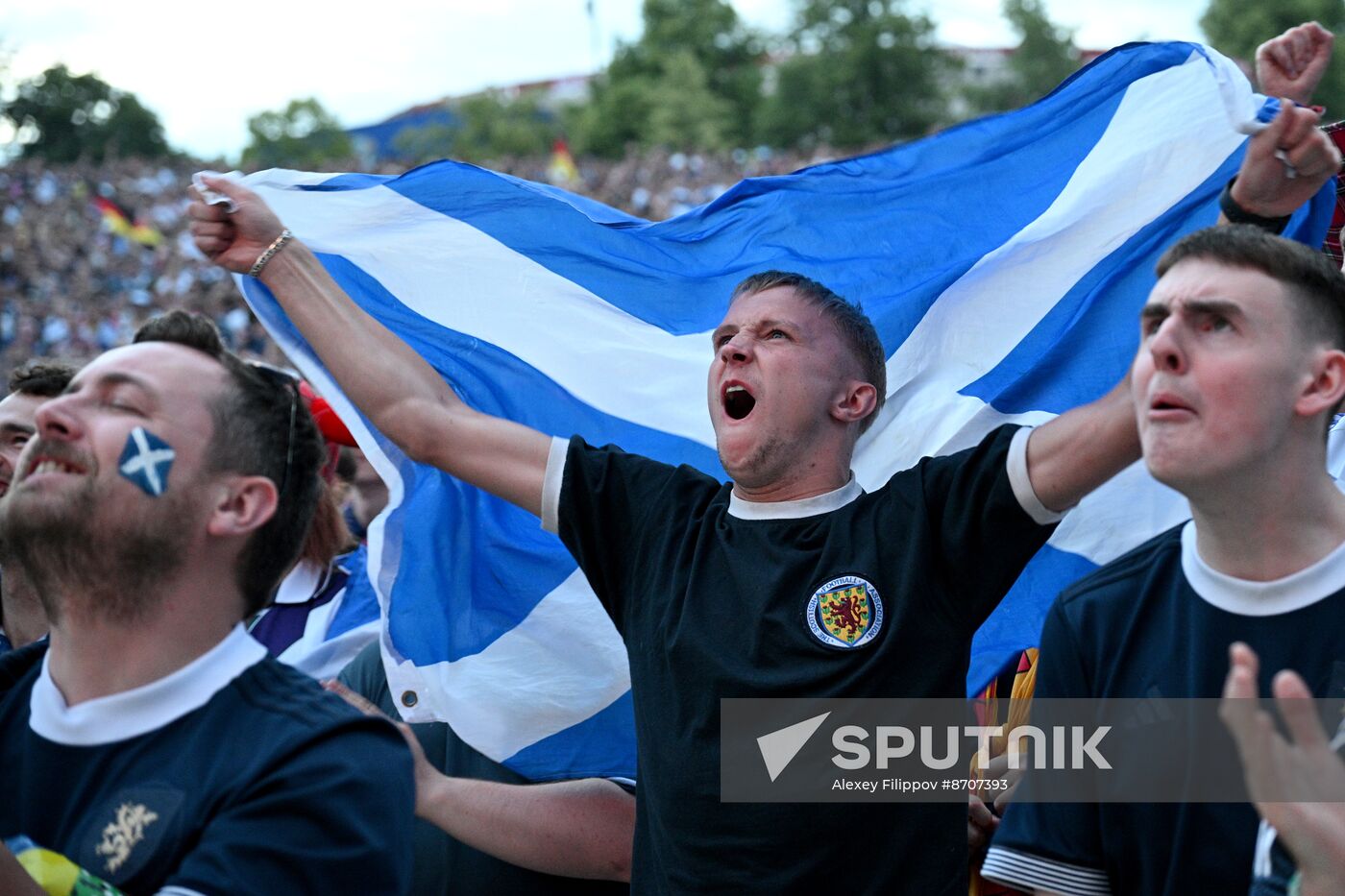 Germany Soccer Euro 2024 Germany - Scotland Broadcasting