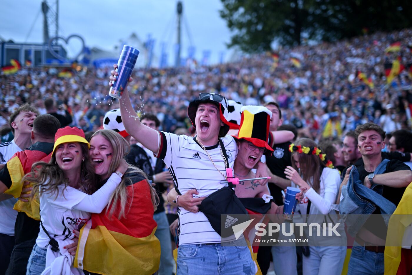 Germany Soccer Euro 2024 Germany - Scotland Broadcasting