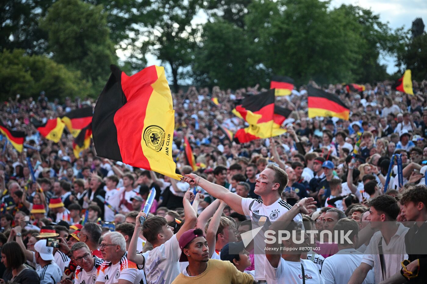 Germany Soccer Euro 2024 Germany - Scotland Broadcasting