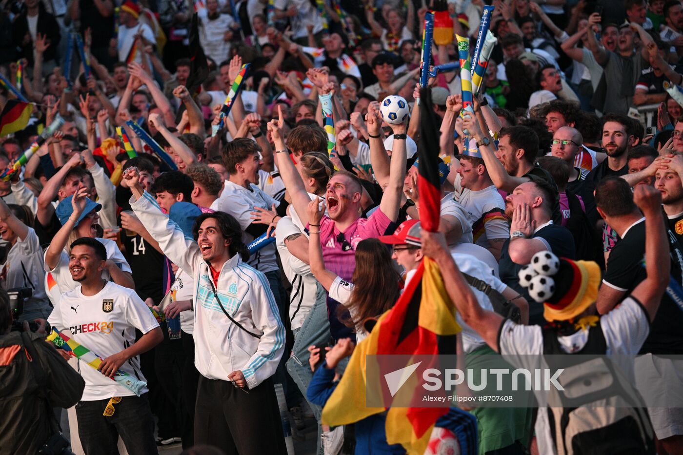 Germany Soccer Euro 2024 Germany - Scotland Broadcasting