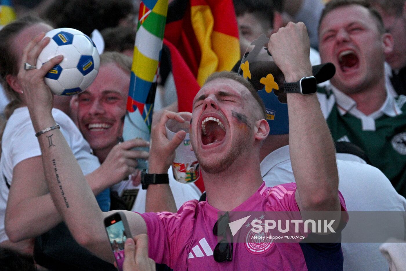 Germany Soccer Euro 2024 Germany - Scotland Broadcasting