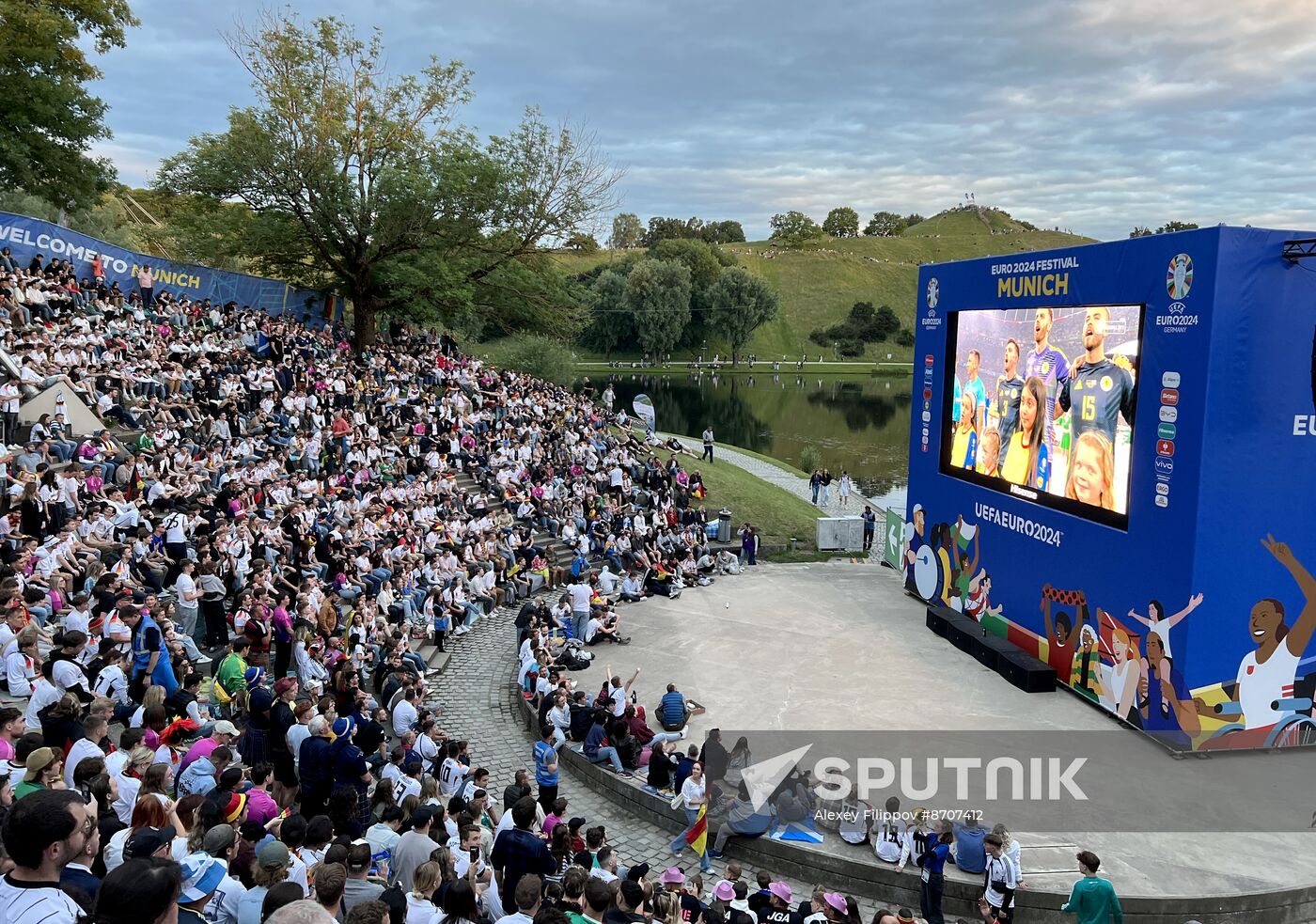 Germany Soccer Euro 2024 Germany - Scotland Broadcasting