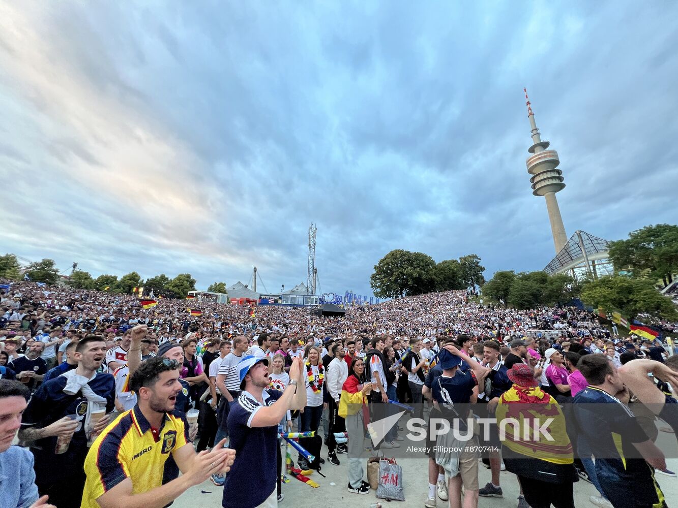 Germany Soccer Euro 2024 Germany - Scotland Broadcasting