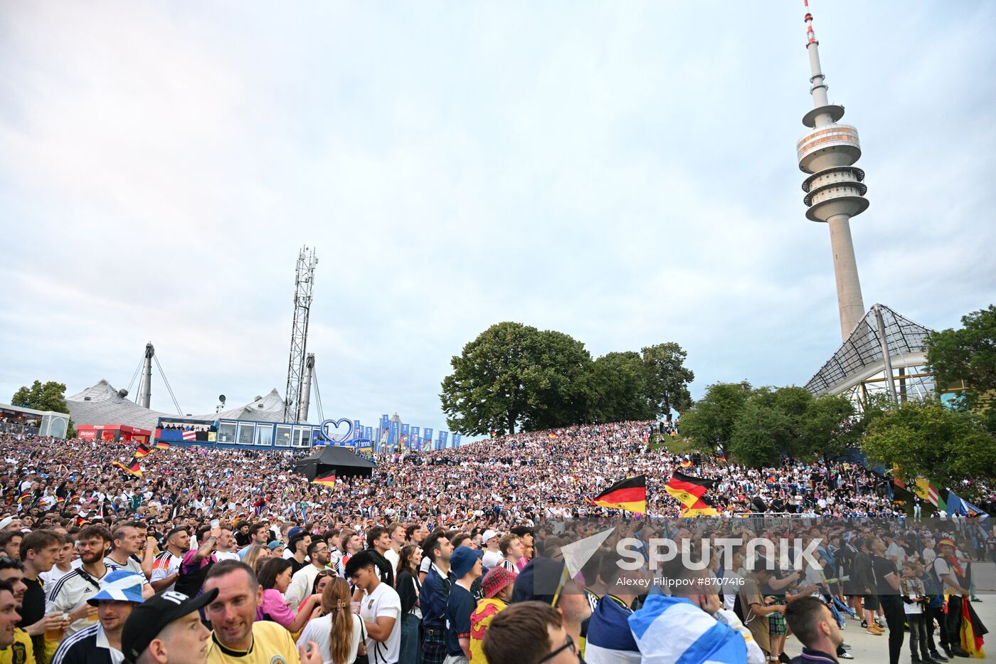 Germany Soccer Euro 2024 Germany - Scotland Broadcasting