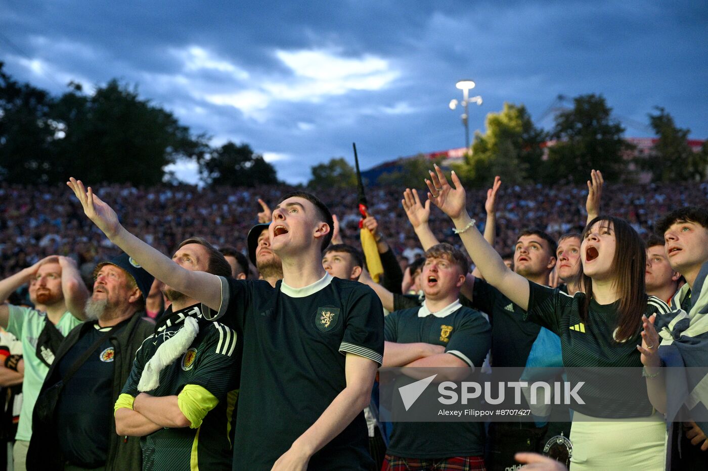 Germany Soccer Euro 2024 Germany - Scotland Broadcasting