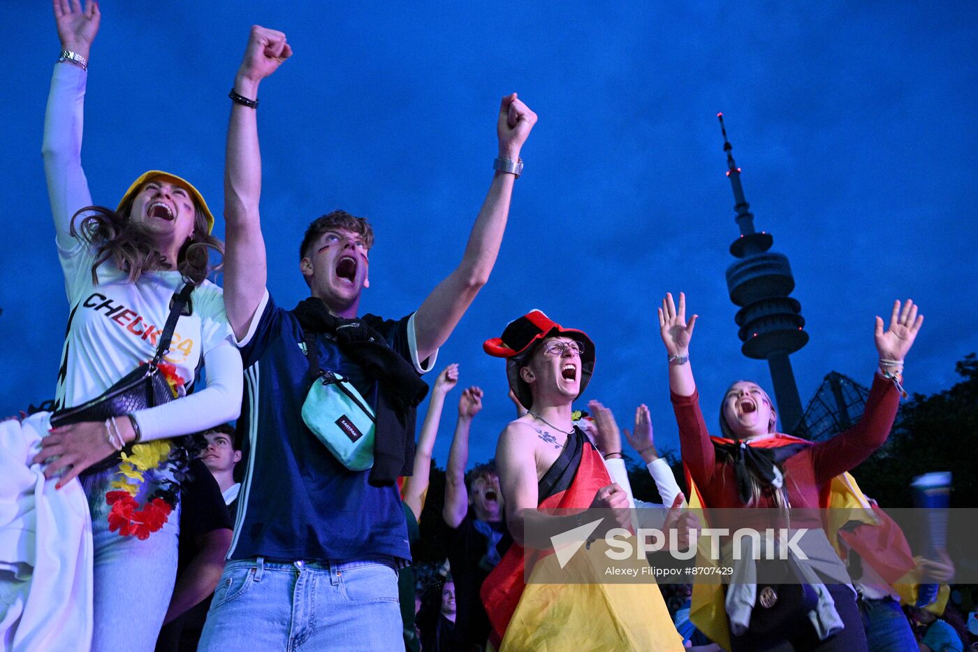 Germany Soccer Euro 2024 Germany - Scotland Broadcasting