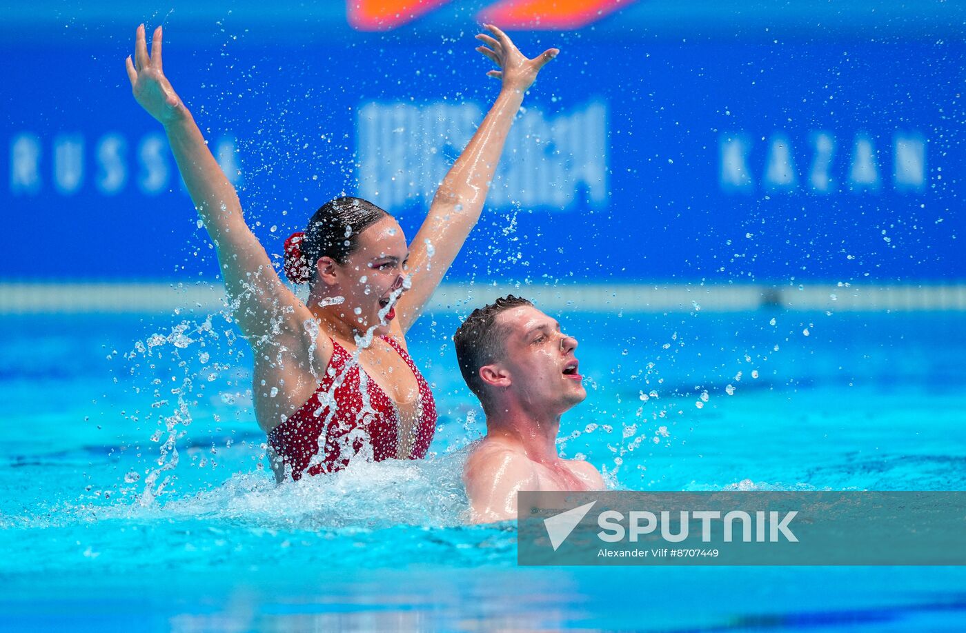 Russia BRICS Sports Games Artistic Swimming Mixed Duet Free Routine