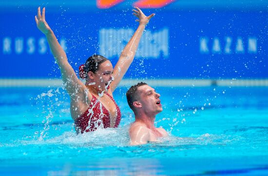 Russia BRICS Sports Games Artistic Swimming Mixed Duet Free Routine