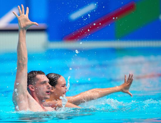 Russia BRICS Sports Games Artistic Swimming Mixed Duet Free Routine