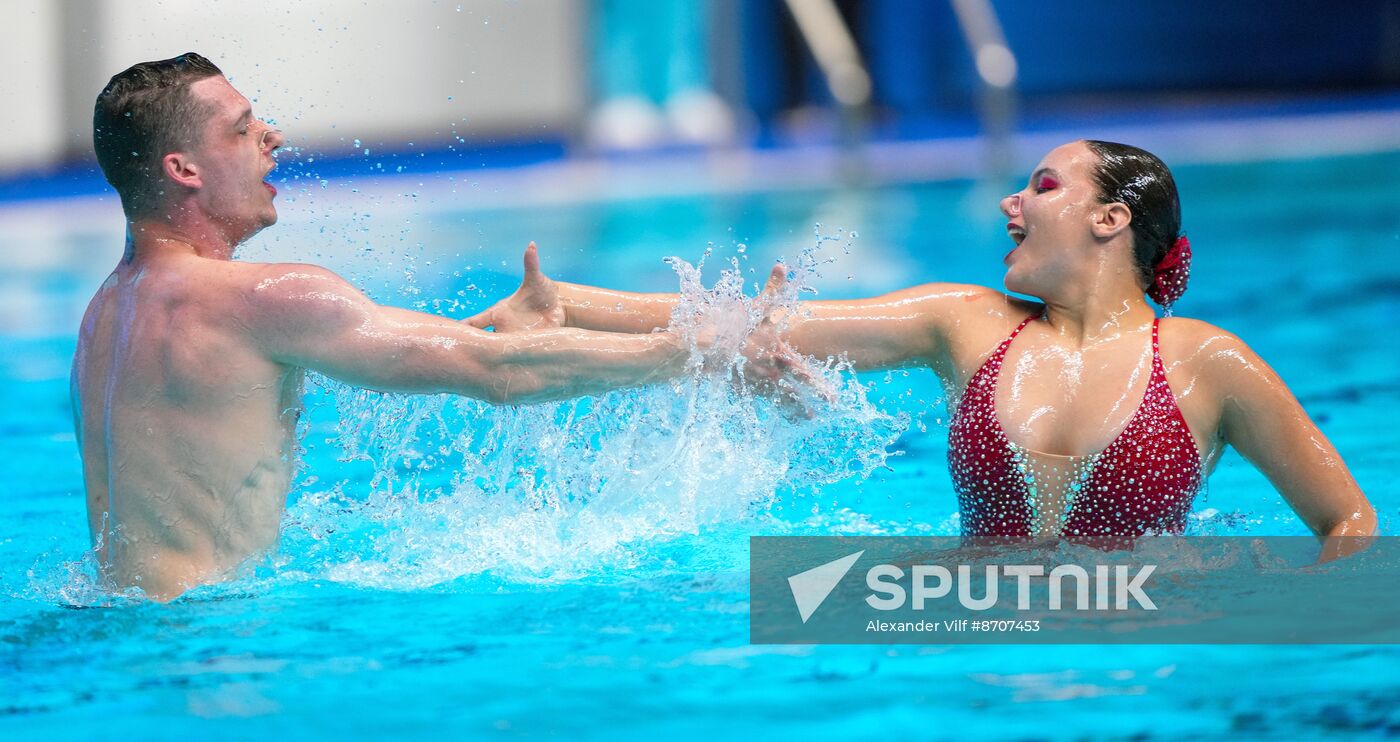 Russia BRICS Sports Games Artistic Swimming Mixed Duet Free Routine